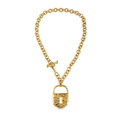 Кулон (покрытие золото) 50см