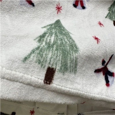 Женская флисовая пижама с новогодним принтом, экспорт в Великобританию