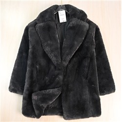 Женская куртка с воротником из искусственного меха на пуговицах ZAR*A