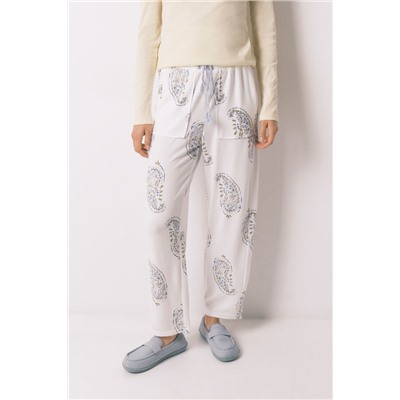 Pantalón largo estampado Paisley