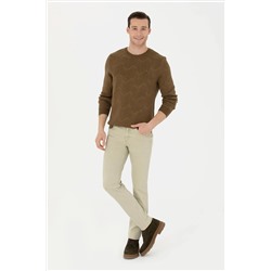 Erkek Açık Haki Jean Pantolon