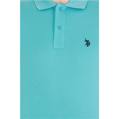 Erkek Mint Basic Polo Yaka Tişört