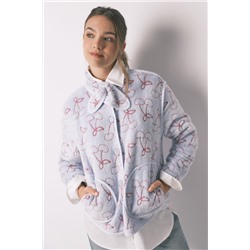 Bata polar pelo Jaquard