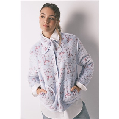 Bata polar pelo Jaquard