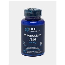 Magnesium caps 500 mg, Life Extension, 100 капсул