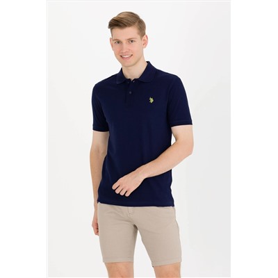 Erkek Lacivert Basic Polo Yaka Tişört