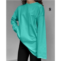 Лонг из чистого хлопка с длинными рукавами (видела на него обзор, классный 🔥)