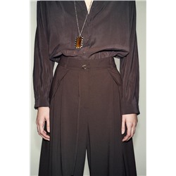 WIDE-LEG TROUSERS WITH THIN BELT