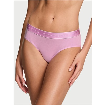 Cotton Logo Cotton Hiphugger Panty