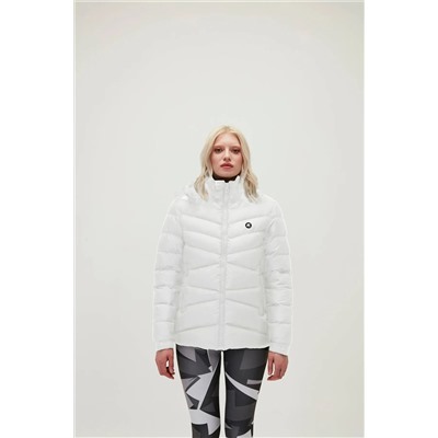 Bad Bear Kadın Kırık Beyaz Kapüşonlu Puffer Night Şişme Mont