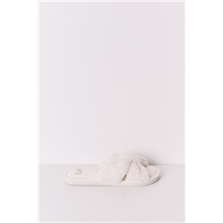 Zapatilla casa borreguito blanco
