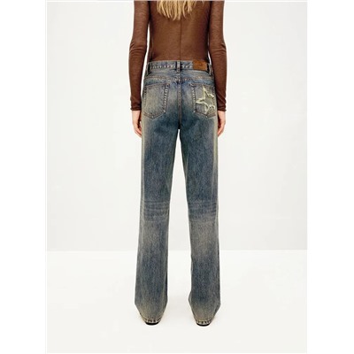 Прямые женские джинсы МО*КО