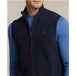 Polo Ralph Lauren Men's Mesh-Knit Cotton Full-Zip Sweater Vest