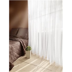 Тюль на шторной ленте органза