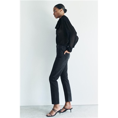 ZW COLLECTION RELAXED SLIM FIT MID-RISE JEANS