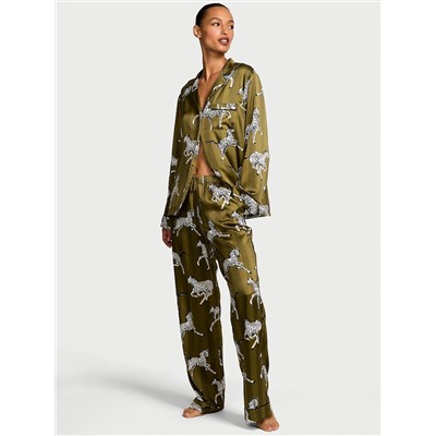 Victoria's Secret Glazed Satin Long Pajama Set