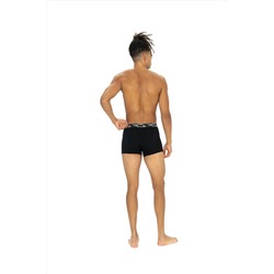 U.S. Polo Assn. Erkek Siyah - Antrasit - Baskılı 3'lü Boxer