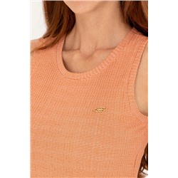 Kadın Kiremit Örme Elbise