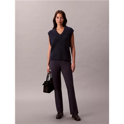 Ponte Slim Flared Pants