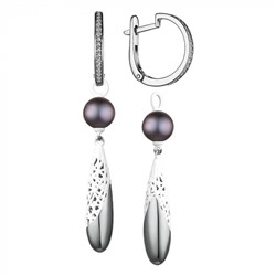 Серьги серебро 52977.1S2W