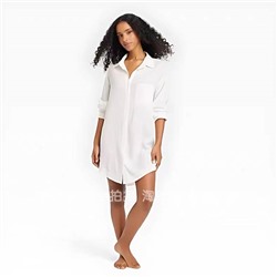 Женская повседневная рубашка из смесового льна