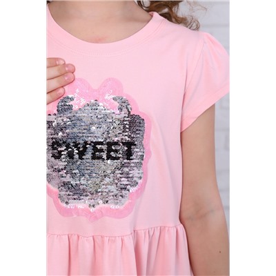 Платье Волшебная кошка короткий рукав НАТАЛИ #981412