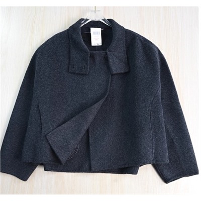 Однобортное свободное шерстяное пальто МАНГ*О