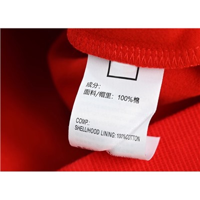 Зимняя толстовка из плотного хлопкового флиса с капюшоном  ФИЛ*А