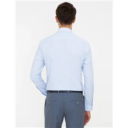 Açık Mavi Slim Fit Uzun Kollu Gömlek