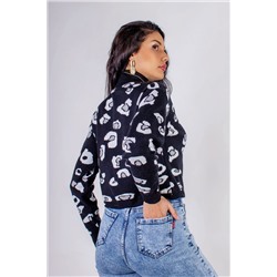 Джемпер с фиксатором Леопард арт.23377