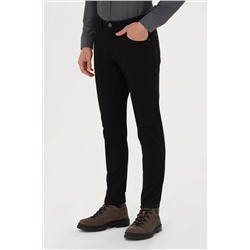 Erkek Siyah Kanvas Pantolon