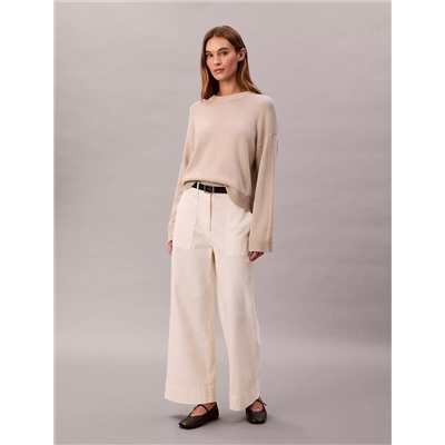 Cropped Utility Pants