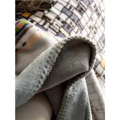 Нежный велюровый плед