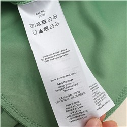 Однотонные свободные прямые брюки с эластичной резинкой на талии. Экспорт