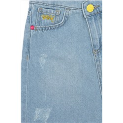 Kız Çocuk Açık Mavi Jean Etek