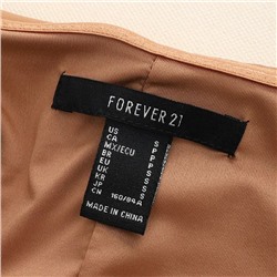 Длинное однотонное платье с вырезом Foreve*r21