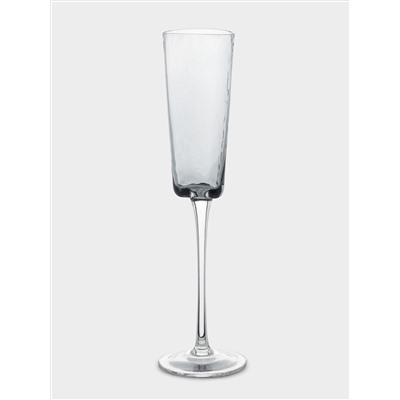 Бокал для шампанского, 160 мл, 2 шт, стекло, серый, Nocturne