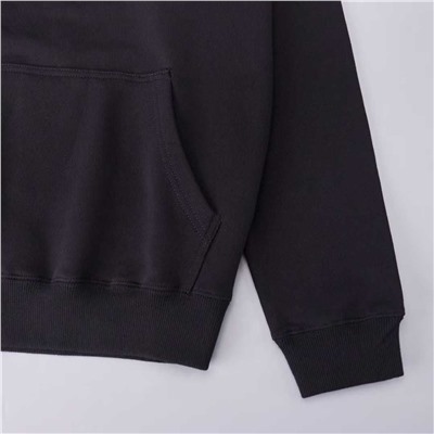 Классический свитер с капюшоном и вышивкой КОУ*Ч