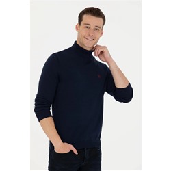 Erkek Lacivert Basic Kazak