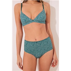 Braga alta clásica microfibra animal print