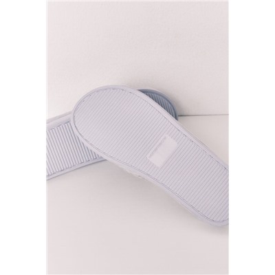 Zapatillas casa gris y violeta