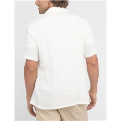 WHITE LABEL DOUBLE GAUZE CAMP SHIRT