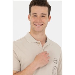 Erkek Taş Polo Yaka Tişört