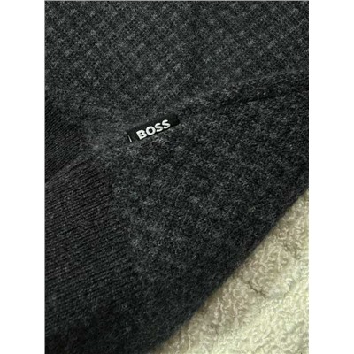 Мужской свитер с высоким горлом с замком  БОС*С