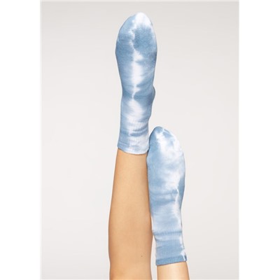 Kurze Sportsocken Tie Dye