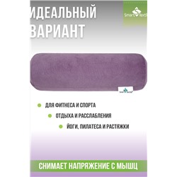 Подушка валик "Состояние", р.30*10см. Чехол: велюр. Лузга гречихи.