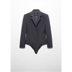 Body americana entallada traje lana