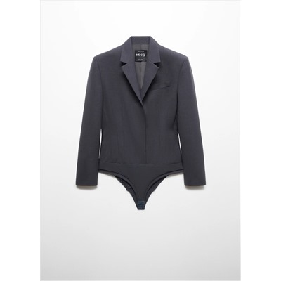 Body americana entallada traje lana