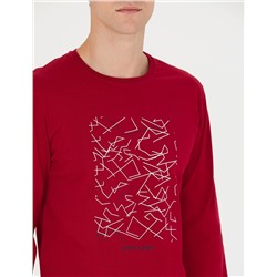 Bordo Pijama Takımı