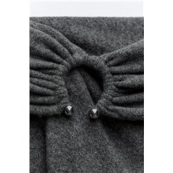 FEW ITEMS LEFT DRAPED KNIT DRESS